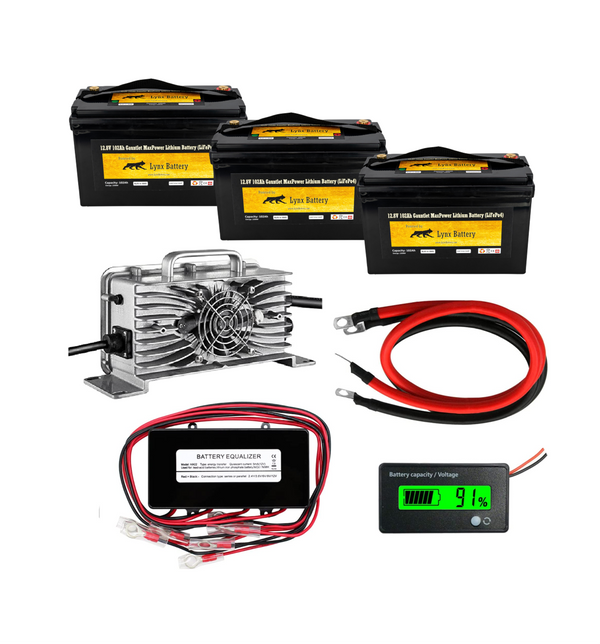 36v Golf Cart Batteries By Lynx Battery for Golf Cart