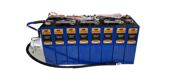 Lynx Battery 24V 200Ah Lithium Iron Phosphate Prismatic Battery with Programmable Smart Bluetooth 200A BMS and Cold Temp Cutoff