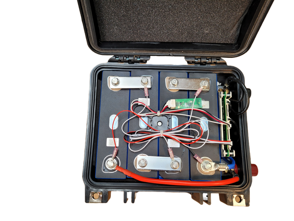 12V 100Ah Lithium (LiFePO4) Bluetooth Prismatic Battery with Smart Monitor BMS